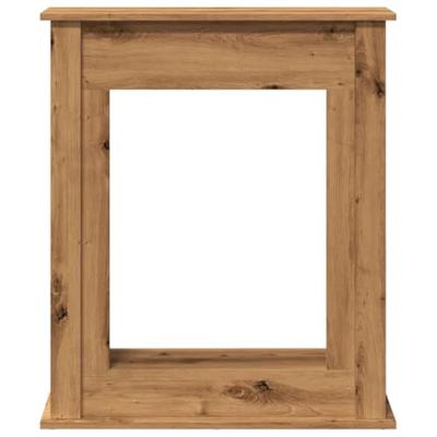 Haardombouw 75x20x87,5 cm bewerkt hout artisanaal eikenkleurig