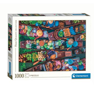 Clementoni puzzel drijvende thaise markt, 1000st. Clementoni puzzel drijvende thaise markt, 1000st.