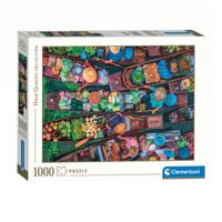 Clementoni puzzel drijvende thaise markt, 1000st. - thumbnail