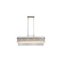 Searchlight HanglampLara goud met helder glas ovaal - 11400-8GO - thumbnail