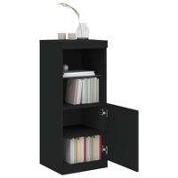 Dressoir met LED-verlichting 41x37x100 cm zwart - thumbnail