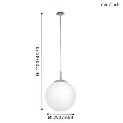 Eglo Design HanglampRondo glas 25cm - 85262