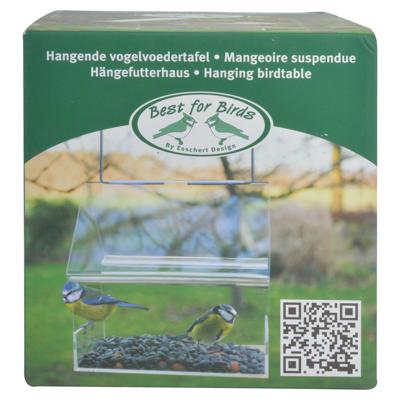 Esschert Design vogelvoedertafel hangend acryl