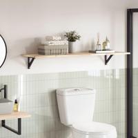 Tafelblad rechthoekig 160x40x2 cm massief acaciahout - thumbnail