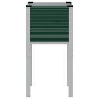 Plantenbak 45x45x88 cm staal groen - thumbnail