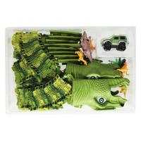 Lobbes Dinotrack uitgebreid speelset, 200dlg. - thumbnail