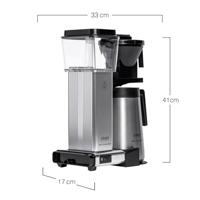 Moccamaster KBGT 741 Koffiefilter apparaat Zilver - thumbnail