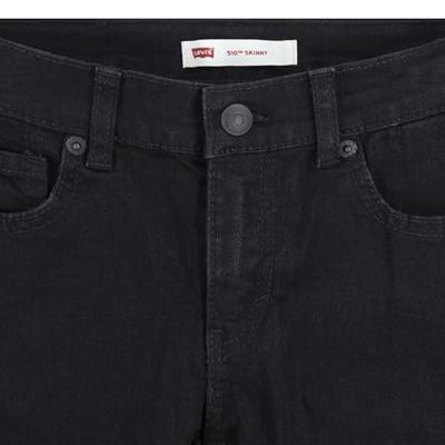 Skinny jeans voor jongens 510 van Levi's zwart Skinny jeans voor jongens 510 van Levi's zwart
