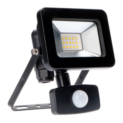 LED&apos;s Light Floodlight 1100 - Met licht- en bewegingssensor - Binnen & Buiten - 10W - Zwart
