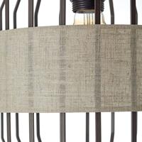 Brilliant Slope 93149/76 Staande lamp E27 Zwart, Natuur - thumbnail