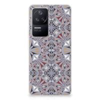 Xiaomi Poco F4 | TPU | Siliconen hoesje | Flower Tiles - thumbnail