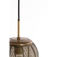 Light & Living Hanglamp 'Yaelle' 3-Lamps Getrapt, kleur Antiek Brons/Mat Zwart - thumbnail