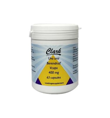 Clark Uva ursi 400mg 63 Vegetarische capsules