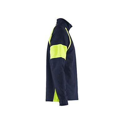 Blåkläder Sweatshirt met High-Vis zones 35501158 | Marine/High-Vis Geel | Maat 3XL - 7330509775219