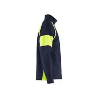 Blåkläder Sweatshirt met High-Vis zones 35501158 | Marine/High-Vis Geel | Maat 3XL - 7330509775219 - thumbnail
