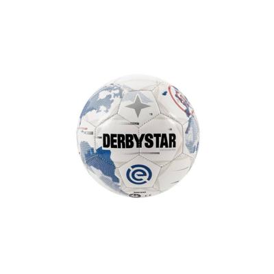 Derbystar Eredivisie Mini Voetbal Maat 1 2025-2026 Wit Lichtblauw Zwart