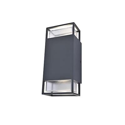 Lutec Aluminium wandlampRidge antraciet - 5107101118