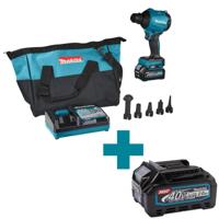 Makita AS001GA101 | Accu Blaas- en zuigmachine | 40 V Max | 2,0 Ah accu + lader | In doos met tas - AS001GA101 - thumbnail