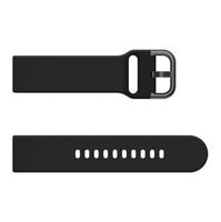 Siliconen sportband - Zwart - Xiaomi Mi Watch / Xiaomi Watch 2 / Xiaomi Watch S1 / S2 / S3 / S4 - thumbnail