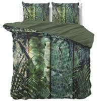 Dekbedovertrek Ami - 100% Katoen - Met Knoopsluiting, Incl. Kussenslopen - Grijs - 1-persoons 140 X 220 Cm + 1 Sloop - thumbnail