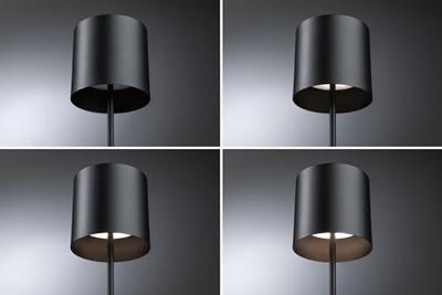 Paulmann 76998 Tuni LED-accutafellamp 2.8 W Warmwit Zwart (mat)