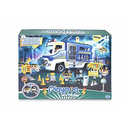 Famosa Pinypon politie wagen met 2 speel figuren en 25 accessoires - thumbnail