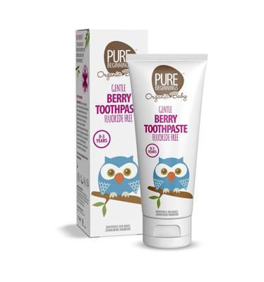 Pure Beginnings Berry toothpaste with xylitol 75 Milliliter