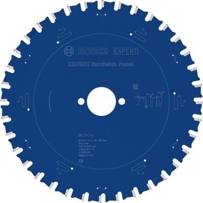 Bosch Accessoires EXPERT Sandwich Panel cirkelzaagblad | 210 x 2,4/1,8 x 30 mm | T36 - 2608902113