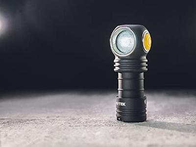 ArmyTek Wizard C1 Pro Magnet White Hoofdlamp werkt op een accu LED Met magneethouder 1000 lm 1440 h 55 g