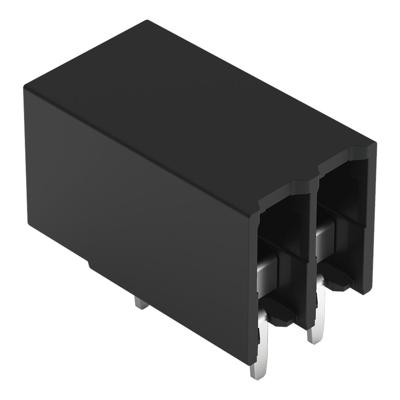 WAGO 2086-1202/300-000 Printklem 1.50 mm² Aantal polen 2 Zwart 1 stuk(s)