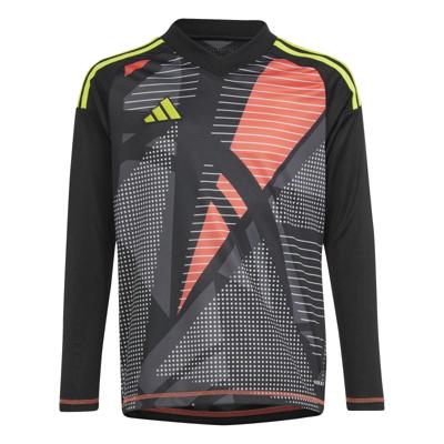 adidas Tiro 24 Competition Keepersshirt Lange Mouwen Kids Zwart Lichtgroen Rood