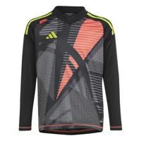 adidas Tiro 24 Competition Keepersshirt Lange Mouwen Kids Zwart Lichtgroen Rood - thumbnail