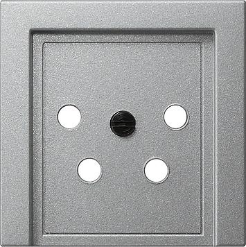 Gira inzetplaat telefonie aluminium