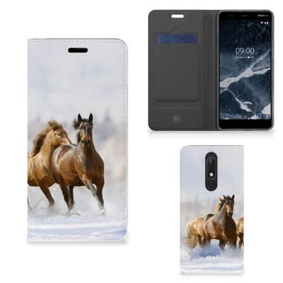 Nokia 5.1 (2018) | Hoesje maken | Paarden