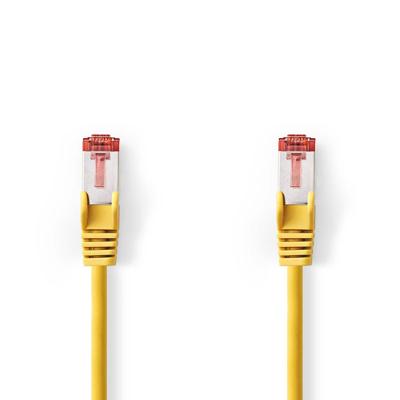Nedis CCGL85221YE100 Cat6-kabel Rj45 Male Rj45 Male S/ftp 10.0 M Rond Lszh Geel Label Nedis CCGL85221YE100 Cat6-kabel Rj45 Male Rj45 Male S/ftp 10.0 M Rond Lszh Geel Label