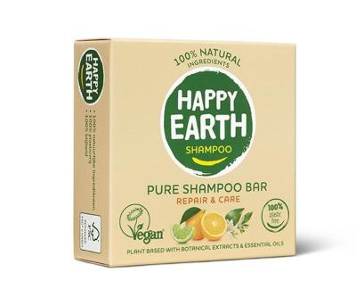 Happy Earth Shampoobar repair & care 70 Gram Happy Earth Shampoobar repair & care 70 Gram