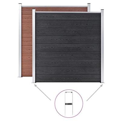 VidaXL Grondpinnen voor hkc schutting 2 st 40 cm staal