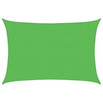 VidaXL Zonnezeil 160 g/m² 3x5 m hdpe lichtgroen
