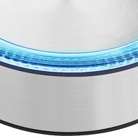 GourmetMaxx GOURMETmaxx Glas-Wasserkocher LED 1,7l 2200W Edelstahl/schwarz kabellos Waterkoker Kabelgebonden Aantal/Volume: 1.7 l Zwart/RVS, Glas - thumbnail