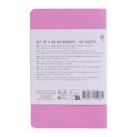 Notitieboek bruynzeel teens a6 set 3st glitter - thumbnail