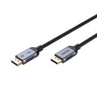 UNITEK C1626GY01-2M DisplayPort 2.1 kabel Zwart - thumbnail