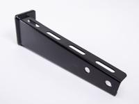 Wandbeugel voor kabelgoot 150mm breed mat zwart structuur - thumbnail