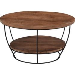 Brix Salontafel 'Evan' 65cm, kleur zwart Brix Salontafel 'Evan' 65cm, kleur zwart