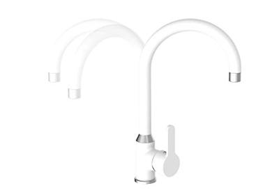 EISL keukenmengkraan diziani chroomkleurig wit