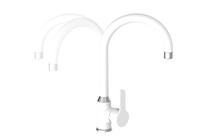 EISL keukenmengkraan diziani chroomkleurig wit - thumbnail