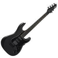 EKO Aire 500 Stealth matte black elektrische gitaar - thumbnail
