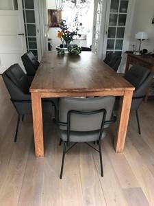 Set van 4 Set van 6 leren eetkamerstoelen - 2 verschillende modellen - bruin leer - Echt leer, Industrieel, ontdek de vele Leersoorten en Kleuren bij ShopX Set van 4 Set van 6 leren eetkamerstoelen - 2 verschillende modellen - bruin leer - Echt leer, Industrieel, ontdek de vele Leersoorten en Kleuren bij ShopX