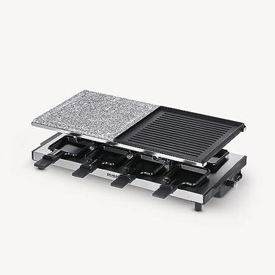 Severin RG 2373 raclette 8 persoon/personen 1500 W Zwart