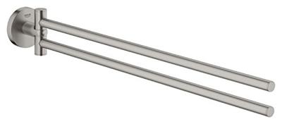 Grohe Essentials Handdoekhouder 2-lids 5,4x44,9x6,1 cm Supersteel