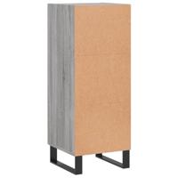 Dressoir 34,5x34x90 cm bewerkt hout grijs sonoma eikenkleurig - thumbnail